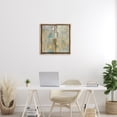 thumbnail image 4 of Stupell Industries Contemporary Gold Abstract with Blue Brown Floating Frame Canvas Art, 25 x 25, by Justin Turner, 4 of 8