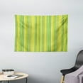 thumbnail image 1 of Lime Green Tapestry, Pastel Toned Vertical Bands Striped Lines Geometric Figures Soft Print, Wall Hanging for Bedroom Living Room Dorm Decor, 60W X 40L Inches, Pale Green Yellow, by Ambesonne, 1 of 2