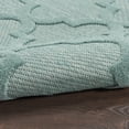 thumbnail image 3 of Nourison Easy Care 2' x 6' Aqua Teal Outdoor Rug, 3 of 9