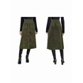 thumbnail image 3 of Women Skirt Fashion High Waisted Midi Skirts Casual Business Work Outfit Green S, 3 of 7