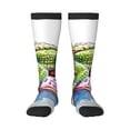thumbnail image 1 of Wukai Chaussettes Longues en Forme de Beignet Alligator pour Bas de Couleur Contrastée, Entraînement Physique Sportif, Unisexe, 1 of 6
