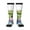 3 Black, variant on Xecao Alligator Donut Pool Float Print Compression Socks for Both Men And Women for Running, Travel, Flight, Nurse