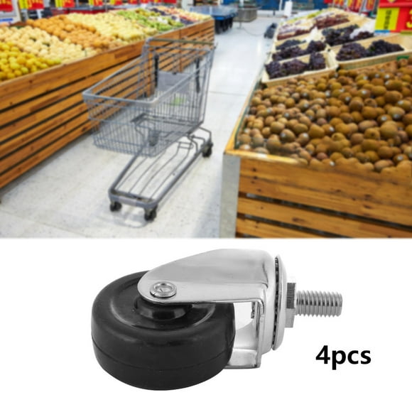 4PCS Caster Wheel, Caster, Quiet Flexible Roller Wheel for Dining Cars Furniture Trolley Accessory