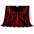 thumbnail image 2 of decorative motif Eyeball Art Crimson Folds autumn celebration Living Room, Warm Flannel Blanket for Living Room and Family Room, Festive autumn celebration Scene, Festive Home Decor, 2 of 9