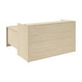 thumbnail image 2 of Arrive 72W x 72D L Shaped Reception Desk in Natural Elm - Engineered Wood, 2 of 9