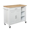 thumbnail image 1 of SEI Furniture Martinville Kitchen Cart in White, 1 of 7