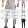 thumbnail image 3 of SGFCWSX Men's Solid Color Jogger Pants with Zipper Fly Drawstring Elastic Waist Slim Fit Cuffed Casual Athletic Trousers Gray Size XL, 3 of 5