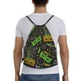 thumbnail image 2 of Kdxio Carnival Mardi Gras3 Print Drawstring Backpack Bag,Waterproof Draw String Back Sack, Gym Drawstring Bags Swim Bag For Unisex, 2 of 9