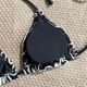 thumbnail image 4 of Tankini para mujer, bikini playero de rayas de color liso, moderno y transpirable, conjunto de dos piezas, traje de baño de dos piezas para mujer, trajes de baño tankini para mujer, traje de baño de 2, 4 of 6