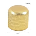 thumbnail image 5 of Volume Knob, Potentiometer Knob Sturdy Wear-resistance Metal Electric Guitar Volume Knob for Basses, 5 of 8