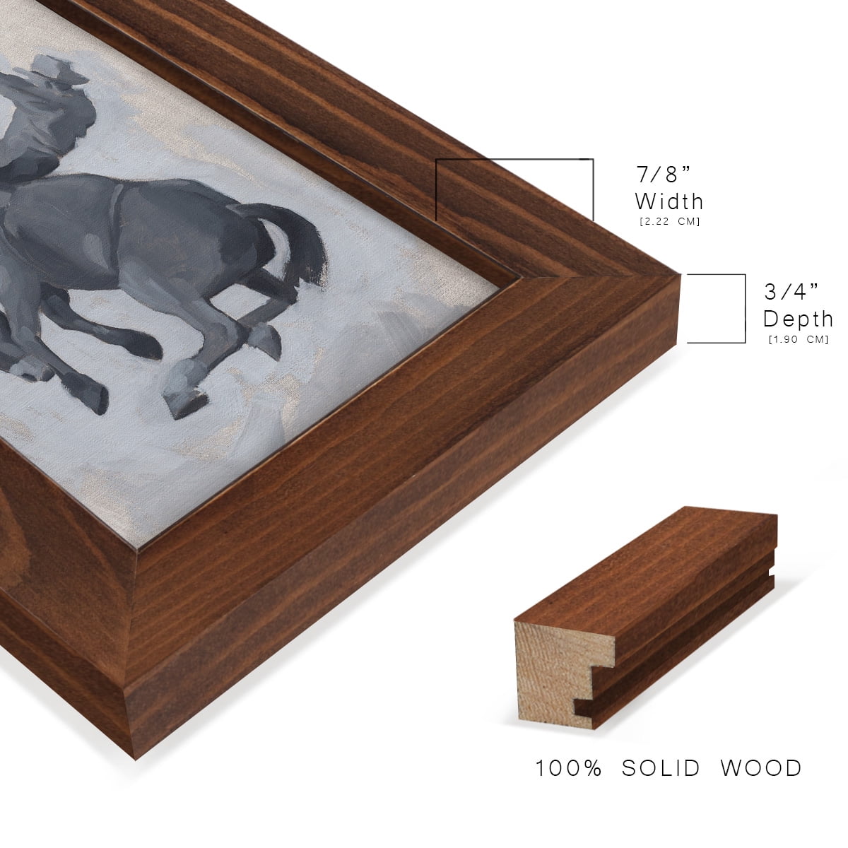 Getting Pitched II - Framed Print w/glass - Chestnut