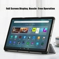 thumbnail image 4 of Cowithday Slim Case for Amazon Fire Max 11 Tablet (13th Generation, 2023 Release), Premium PU Leather Lightweight Auto Wake Sleep Folio Magnetic Protective Case Cover for Fire Max 11 Tablet, Gray, 4 of 11