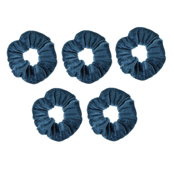 5 Paquete Cintillos de Terciopelo Salvador para Mujeres Accesorios para el Cabello Azul