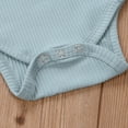 thumbnail image 4 of ITFABS Newborn Baby Summer Sleeveless Romper Ribbed Knit O Neck Jumpsuit, 4 of 4
