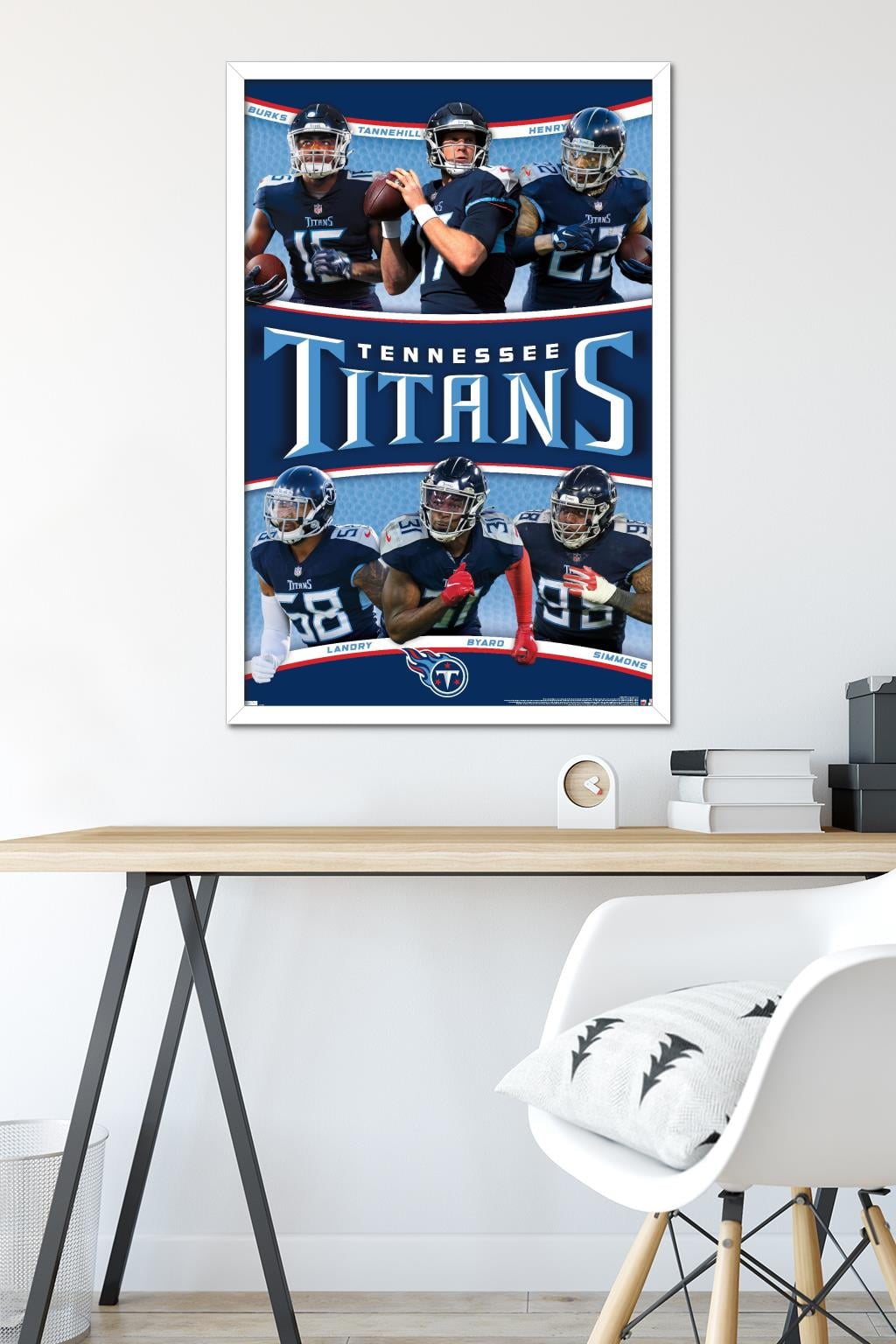 NFL Tennessee Titans - Team 22 Wall Poster, 22.375" x 34" Framed