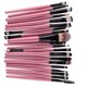 thumbnail image 4 of Set of 20pcs Cosmetic Makeup Brushes Set Powder Foundation Eyeliner Eyeshadow Lip Brush for Beautiful Female (Pink+Black), 4 of 4