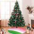 thumbnail image 7 of Rocae Watermelon for Christmas Tree Skirt with Pom Pom Trim for Holiday Party for Holiday Home Decor Indoor Outdoor-30", 7 of 7