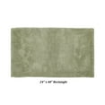 thumbnail image 2 of Better Trends 24" x 40" Bathroom Rug 100% Cotton, Soft Tufted Bath Mat, Water Absorbent & Non Slip Bath Rug (Sage) Granada Collection, 2 of 4