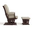 thumbnail image 4 of Storkcraft Tuscany Infant Nursery Glider & Ottoman Espresso with Taupe Swirl, 4 of 17