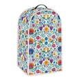 thumbnail image 2 of HELLHERO Hand Strap Kitchen Blender Dust Cover with Cover Protection Polyester Food Processor Cover Floral Pattern, 2 of 6
