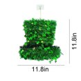 thumbnail image 6 of LED St. Patrick's Day Wreath, Light Up Hat Door Decor, Battery Operated Irish Party Decoration Indoor Outdoor(Green), 6 of 6