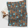 thumbnail image 6 of Pofeuu Industrial Transportation Print Puppy Blanket,Dog Blankets,Pet Blanket Cozy Cat Blankets for Indoor Cats, Fuzzy Pet Blanket for Kitten Doggy Dog Blankets-Medium, 6 of 8