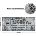 thumbnail image 2 of Laundry Room Rug Runner, Laundry Room Rug Gray, No Slip Laundry Room Mats Rubber Area Rug for Laundry Room Kitchen Bathroom, Farmhouse Laundry Room Decor and Accessories, Laundry Room Mats for Floor, 2 of 5