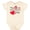 Natural, variant on Inktastic My First Valentines Day Red Hearts Boys or Girls Baby Bodysuit