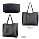 thumbnail image 4 of Las bolsas de asas para las mujeres, bolsos de las señoras de las mujeres bolso de hombro de la PU suave bolso de la taleguilla, 4 of 4
