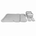 thumbnail image 3 of Colchón de aire para coche, cama de viaje inflable gruesa, almohadilla para dormir, accesorio para acampar, gris, 3 of 14