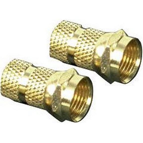 RG59 Twist-On F Connectors 2-Pack