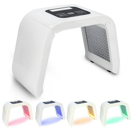 EECOO PDT 4 Colors LED Light Photodynamic Facial Skin Care Rejuvenation Photon Therapy Machine,Freckle Remove,Wrinkle Remove,Ance (Best Light Therapy For Wrinkles)
