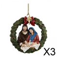 thumbnail image 1 of Colgante colgante,Colgante de ventana de Navidad Colgante de de Jesús,Artesanía de impresión acrílica Decoración de coche de Navidad,Año nuevo colgante de árbol de Navidad, 1 of 8