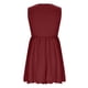 thumbnail image 5 of Vestido de Manga Larga una Línea para las Mujeres Elástico Twirly Patinador Escuela Vestido de Recital para la Niña Vestido de Manga Larga, 5 of 6