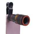 thumbnail image 5 of Universal Clip-on 8X Optical Zoom HD Monocular Telescope Camera Lens For Mobilephone Tablet, 5 of 8