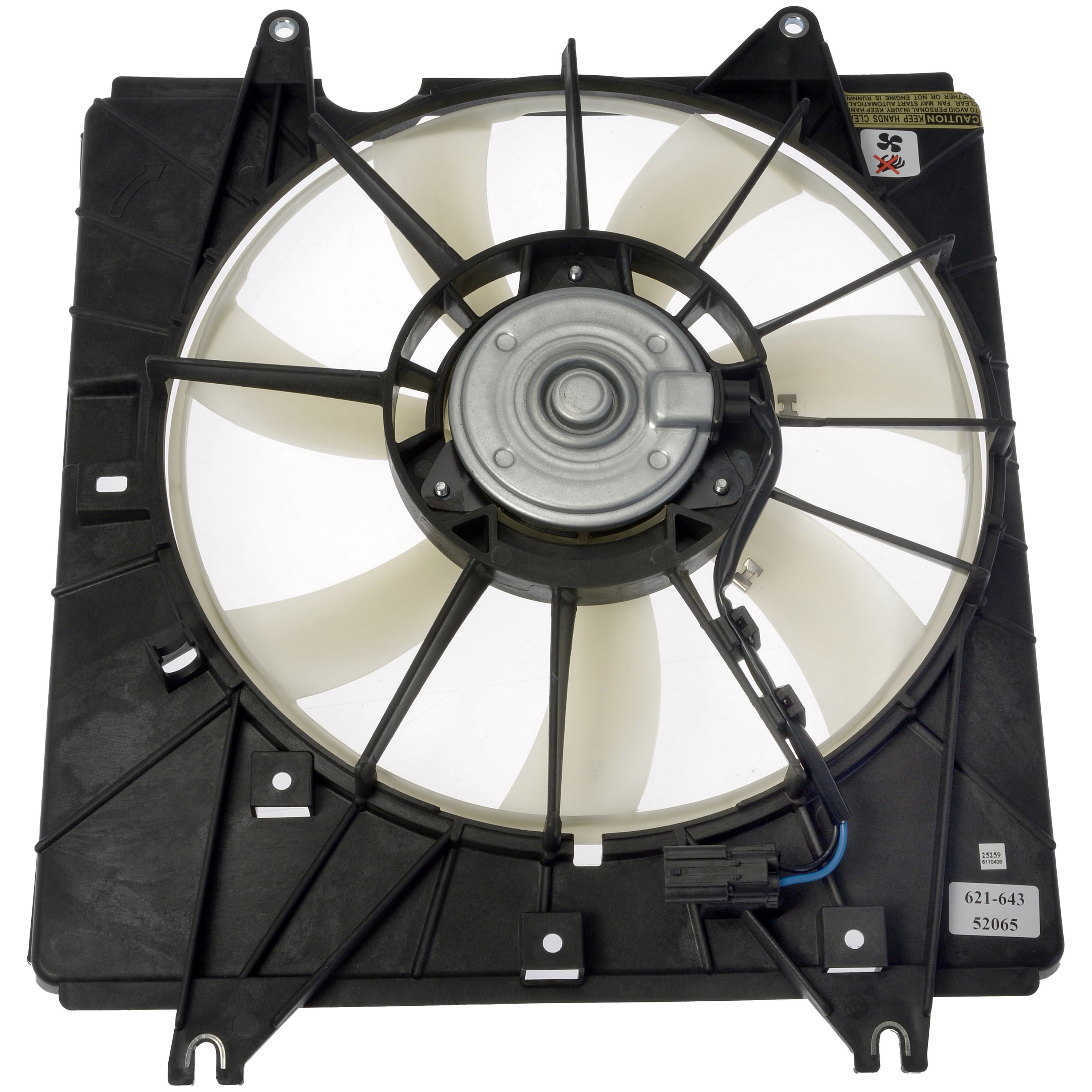 Dorman 621-643 Driver Side Engine Cooling Fan Assembly for Specific Honda Models