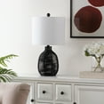 thumbnail image 5 of SAFAVIEH Oroya 23 in. Coastal Black Rattan Table Lamp with White Cotton Shade, 5 of 6