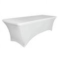 thumbnail image 2 of Elegante mantel rectangular blanco con elástico para bodas y decoración del hogar, 122 x 76 x 75 cm, 2 of 8