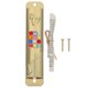 thumbnail image 1 of 1 Set Mezuzah For Door With Scroll Inside Decorative Metal Mezuzah Metal Jewish Mezuzah Metal Mezuzah Jewish Family House Warming Prop, 1 of 4