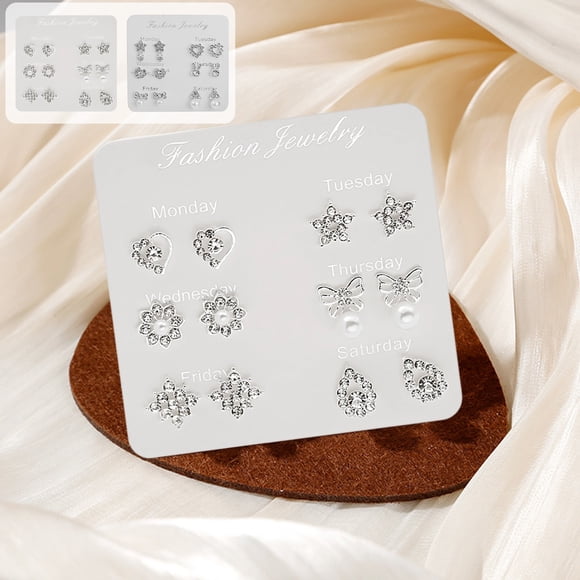 Sentmoon Womens Earrings Trendy Earrings for Women Gift for Girlfriend Minimalists Silvers Earring Set Understated Luxuries Studs Earrings Elegant Fine Jewelry Collection Distinctive