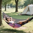 thumbnail image 6 of Hanging Hammock Portable Travel Camping For Outdooor Beach Camping Hiking An Enchanting Sunset Sky, 6 of 8