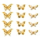 thumbnail image 4 of Pegatinas de Pared de Mariposas: 12 Piezas de Mariposas Doradas Decorativas, Ideales para Cumpleaños y Fiestas. Pegatinas Extraíbles., 4 of 7
