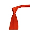 thumbnail image 2 of Xfvqtps Tie for Men Solid Color Classic Neckties 3.15" for Formal Dress Business Wedding Party Wine, 2 of 5
