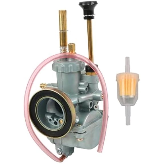 Carburetor Replacement for KE100 1976–2001, Compatible with 100cc 2-Stroke Single Cylinder Engine, Smooth Idle for Trail Riding and Classic Bike Maintenance