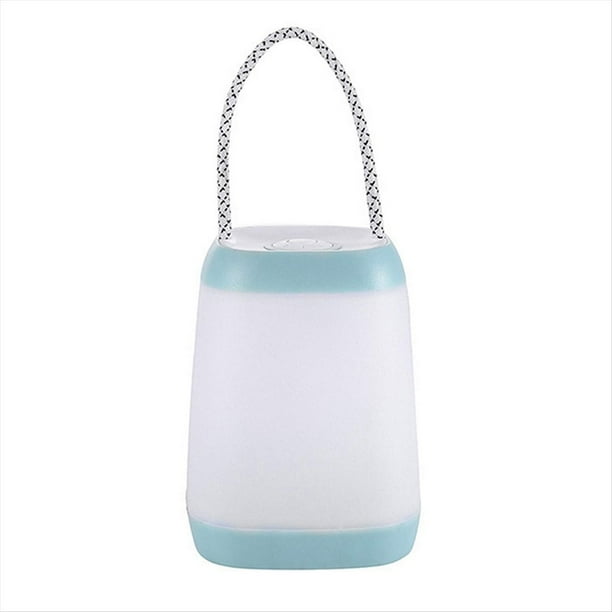Luz de Noche para Niños, Lámpara de Guardería Recargable por USB, Linterna de Camping Portátil con 3 Modos de Luz para Acampar (Paquete de 1)