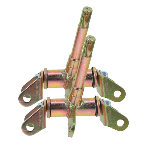 Raindrops 2Pcs Steel Steering Spindle For Atv Go Kart Parts Enhance Steering Flexibility Golden 16.00X15.50X9.50Cm