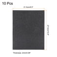 thumbnail image 2 of Uxcell EVA Foam Sheets Glitter Black 10.8 Inch x 8.5 Inch 2mm Thick Crafts Foam Sheets 10Pcs, 2 of 6