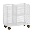 thumbnail image 3 of Almencla Yoga Mat Storage Rack Dumbbells Corner Shelf Metal Yoga Mat Organizer Holder White, 3 of 8
