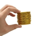 thumbnail image 6 of 1 roll Polyester & Rubber Elastic Cord Round golden 1mm 21.87 Yards(20m)/Roll, 6 of 8