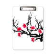 thumbnail image 1 of japan culture red black  pattern clipboard folder writing pad backing plate a4, 1 of 4